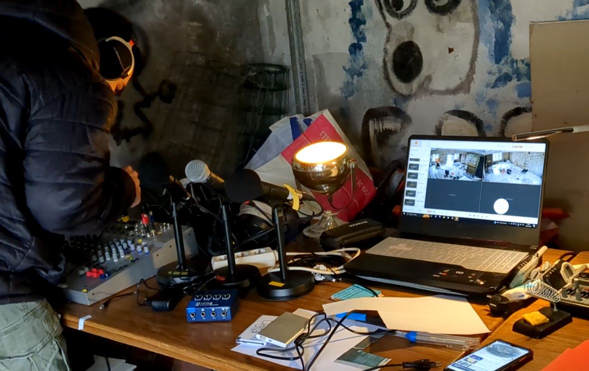Régie son et vidéo de l'escape game